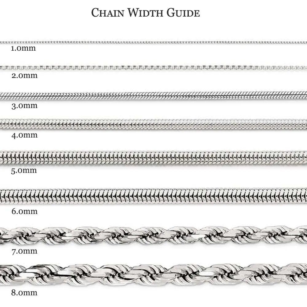 1.2mm 14k Yellow Gold Round Snake Chain Necklace