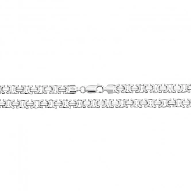 Acotis Silver Chain Flat Byzantine G1036