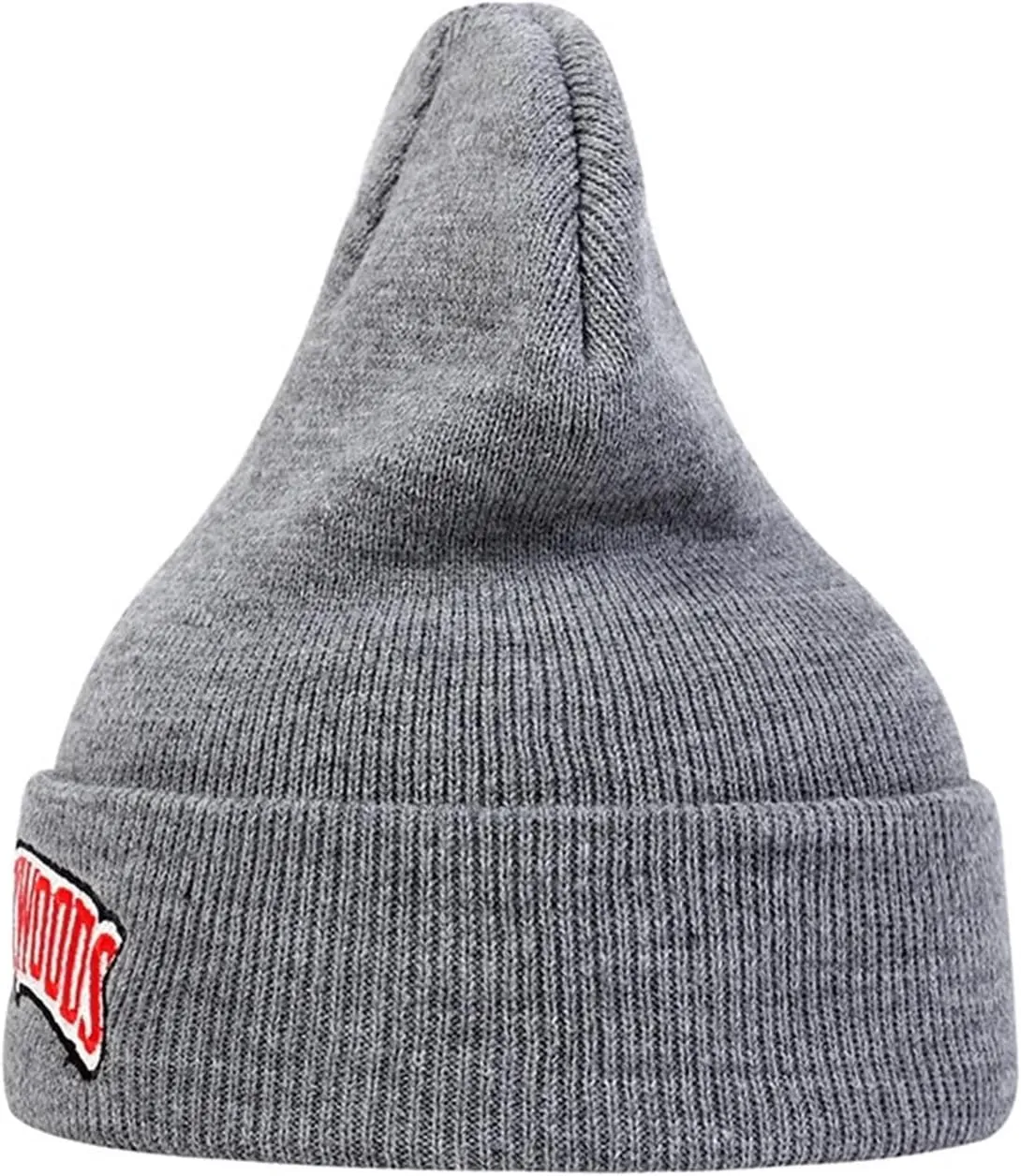 Autumn and Winter hat Unisex Letter Embroidery Beanies Autumn Winter Warm Hat Hip Cap Beanie Hat Caps Fedora hat(Wine Red)
