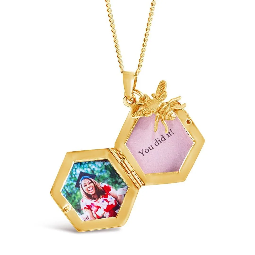 Bee Locket Gold   Photos