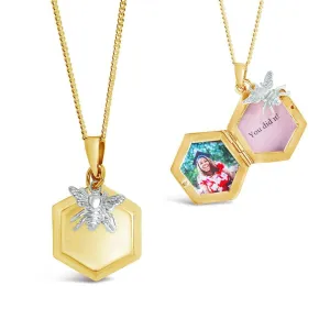 Bee Locket Gold   Photos