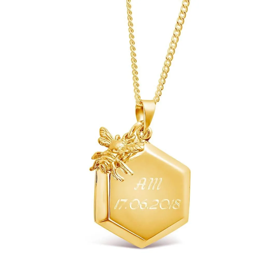 Bee Locket Gold   Photos