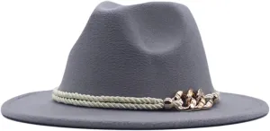 Classic Fedora Hats for Men Women Wide Brim Hat Panama Dress Fedora Hat Black Fedora Hats for Women