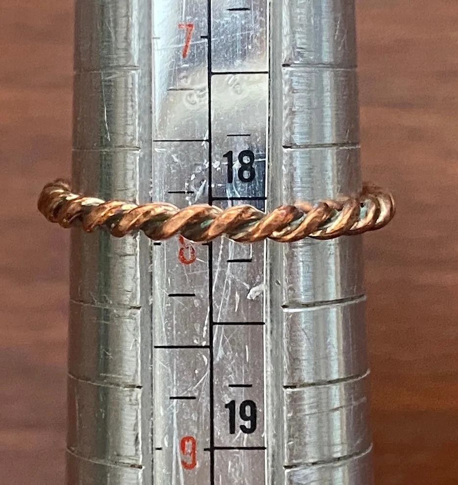 Copper Jewelry Lot Bangle Ring Chain Pendant Modernist
