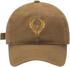 FANNOO Unisex Baseball Caps - Phoenix-Fire Phoenix Embroidered Hats for Men Women Cotton Adjustable Embroidery Cap Dad Hat