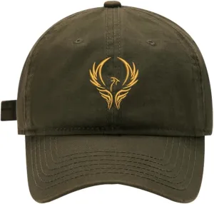 FANNOO Unisex Baseball Caps - Phoenix-Fire Phoenix Embroidered Hats for Men Women Cotton Adjustable Embroidery Cap Dad Hat