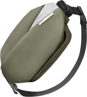Inateck Sling Bag X, Multi-pocket Crossbody Shoulder Chest Bag with Adjustable Shoulder Strap, Water-resistant Waist Fanny Pack for Men, Women, Travel, Daily Use, Cycling, Hiking, Gray Blue, Large