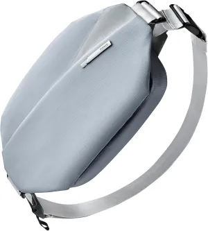 Inateck Sling Bag X, Multi-pocket Crossbody Shoulder Chest Bag with Adjustable Shoulder Strap, Water-resistant Waist Fanny Pack for Men, Women, Travel, Daily Use, Cycling, Hiking, Gray Blue, Large