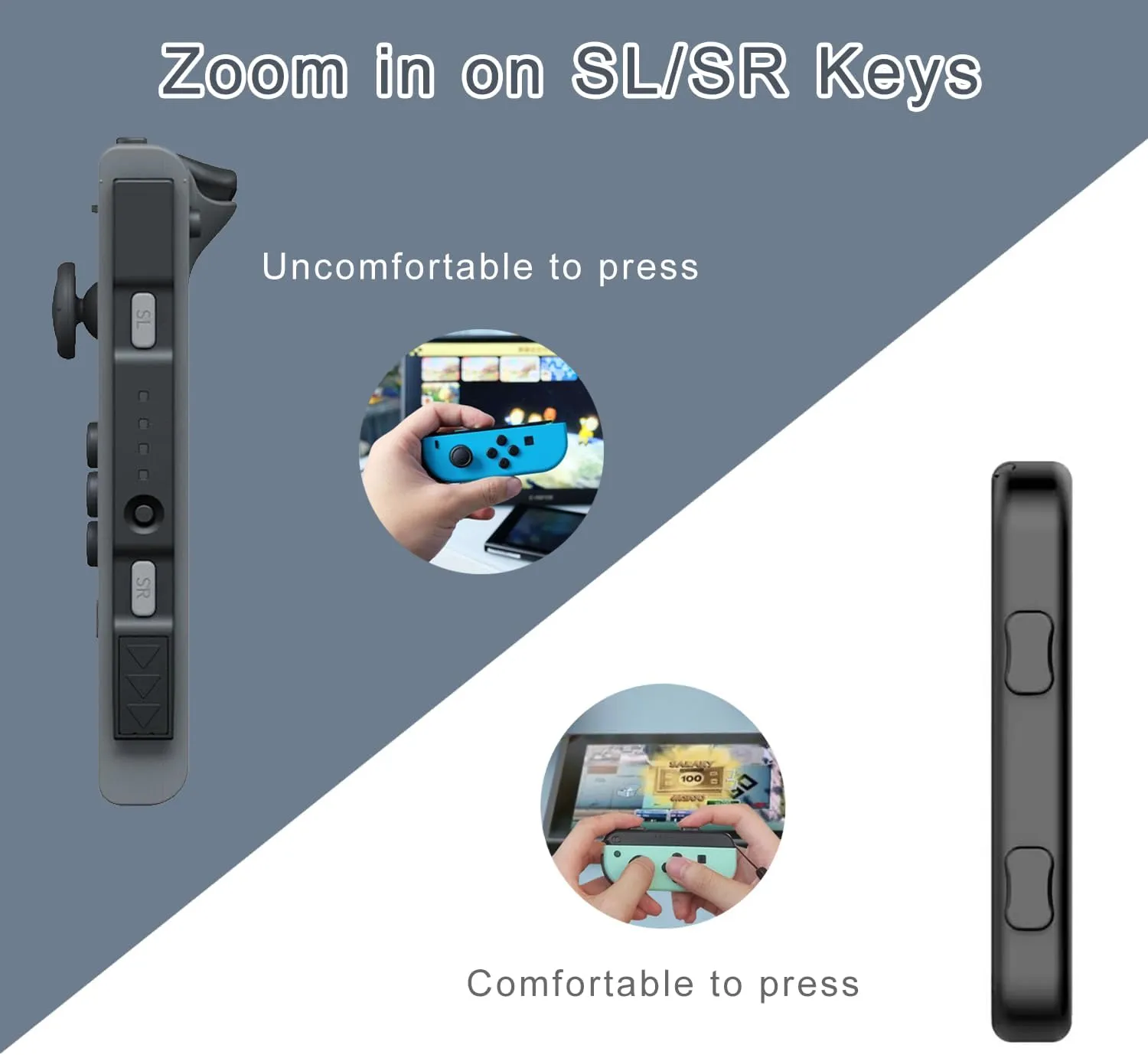 Lonxmovs 4 Pack Wrist Strap for Switch Joycon - Replacement Accessories for Joy con Straps (Black 4 Pack)