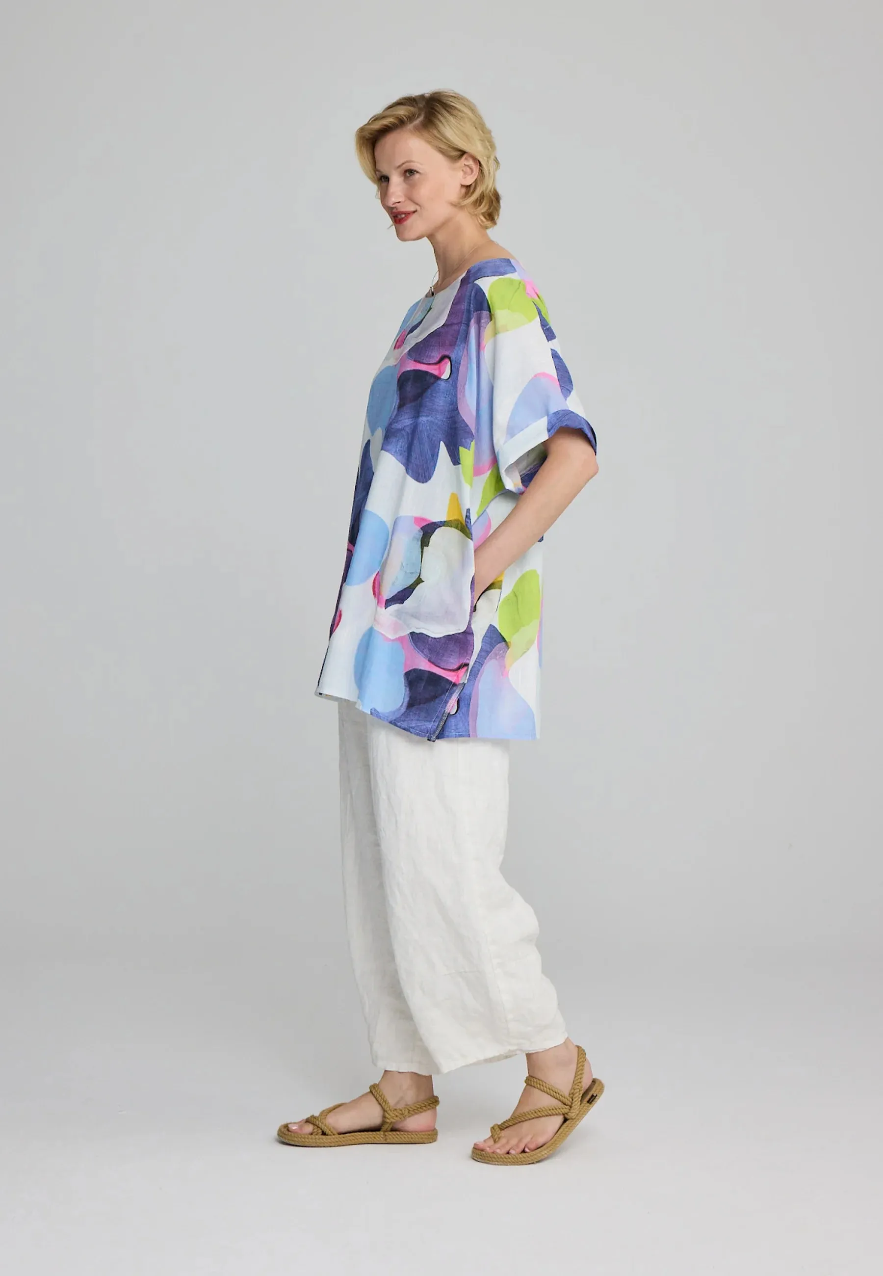 MARESA – Brush Stroke Printed Tunic