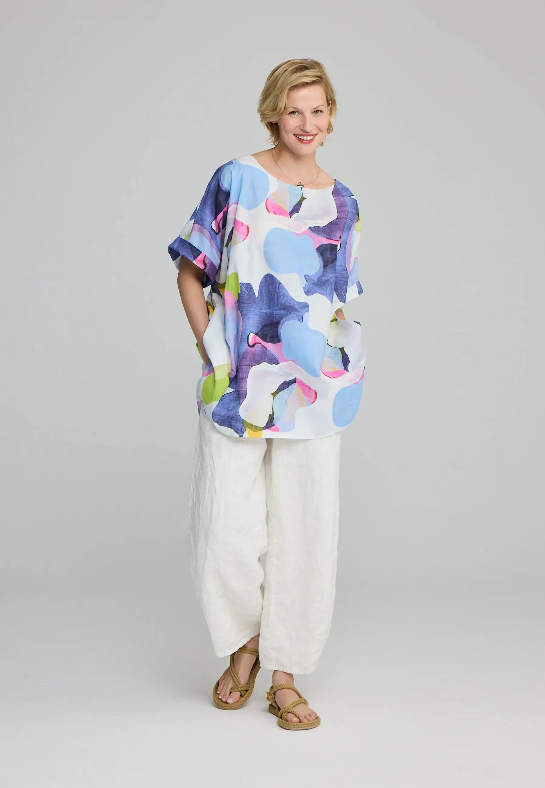 MARESA – Brush Stroke Printed Tunic