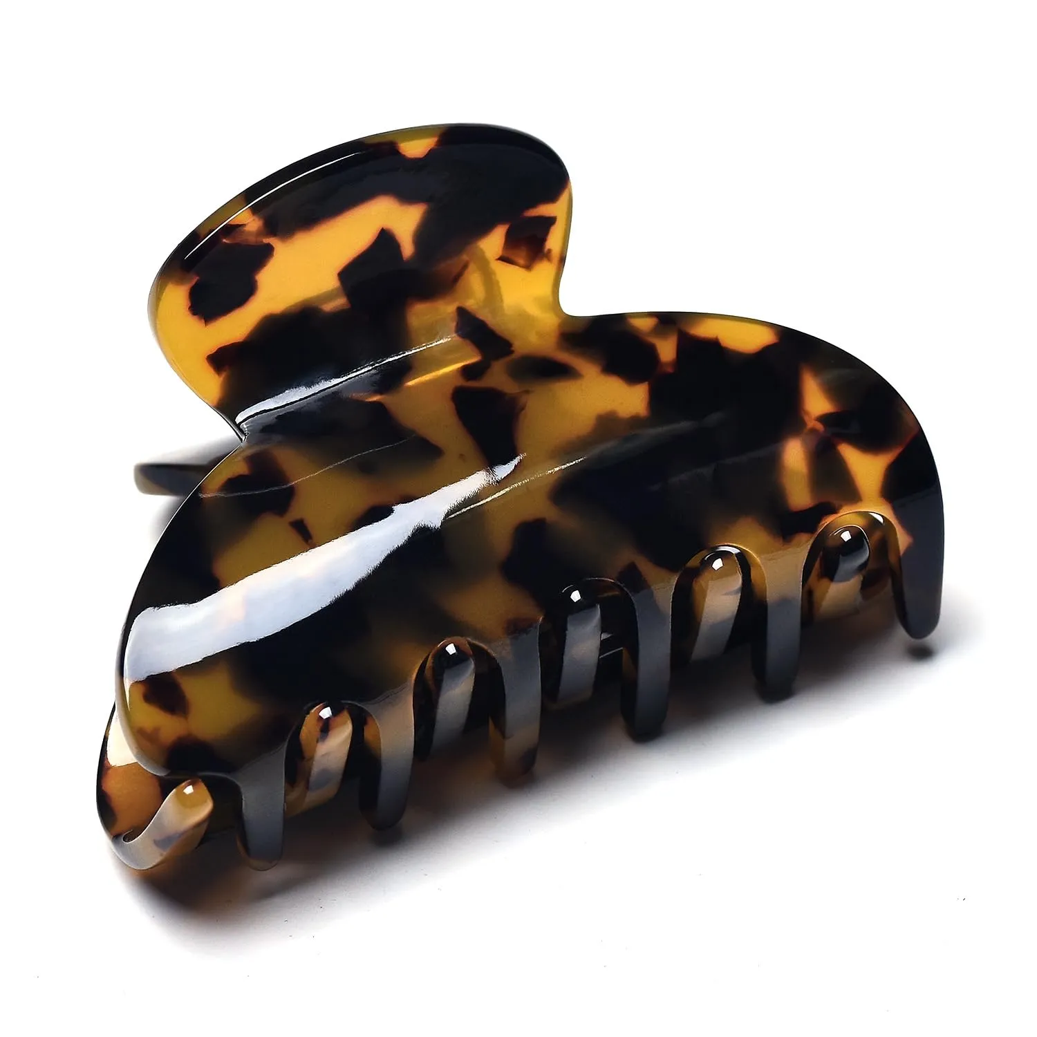 Medium Claw Hair Clips for Women Girls Tortoise Hair Jaw Clips Celluloid Hair Claw Clamps Leopard Print Hair Clasp 3 Pack Mother's Day Gifts