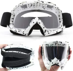 Motocross Motorcycle Goggles Bike Off Road Racing Goggle Anti-Scratch Dustproof Bendable UV400