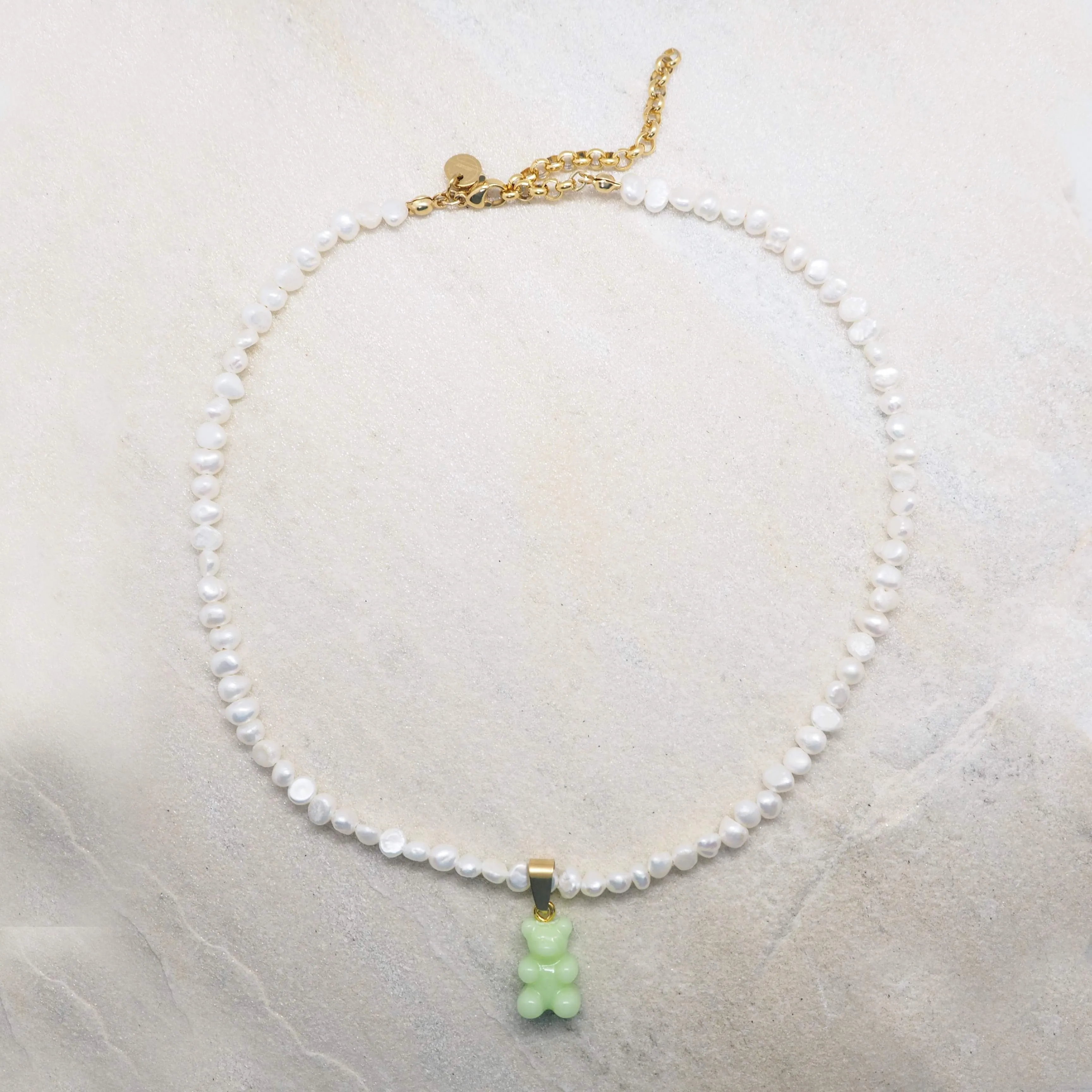 NOSTALGIC BEAR NECKLACE LIGHT PURPLE