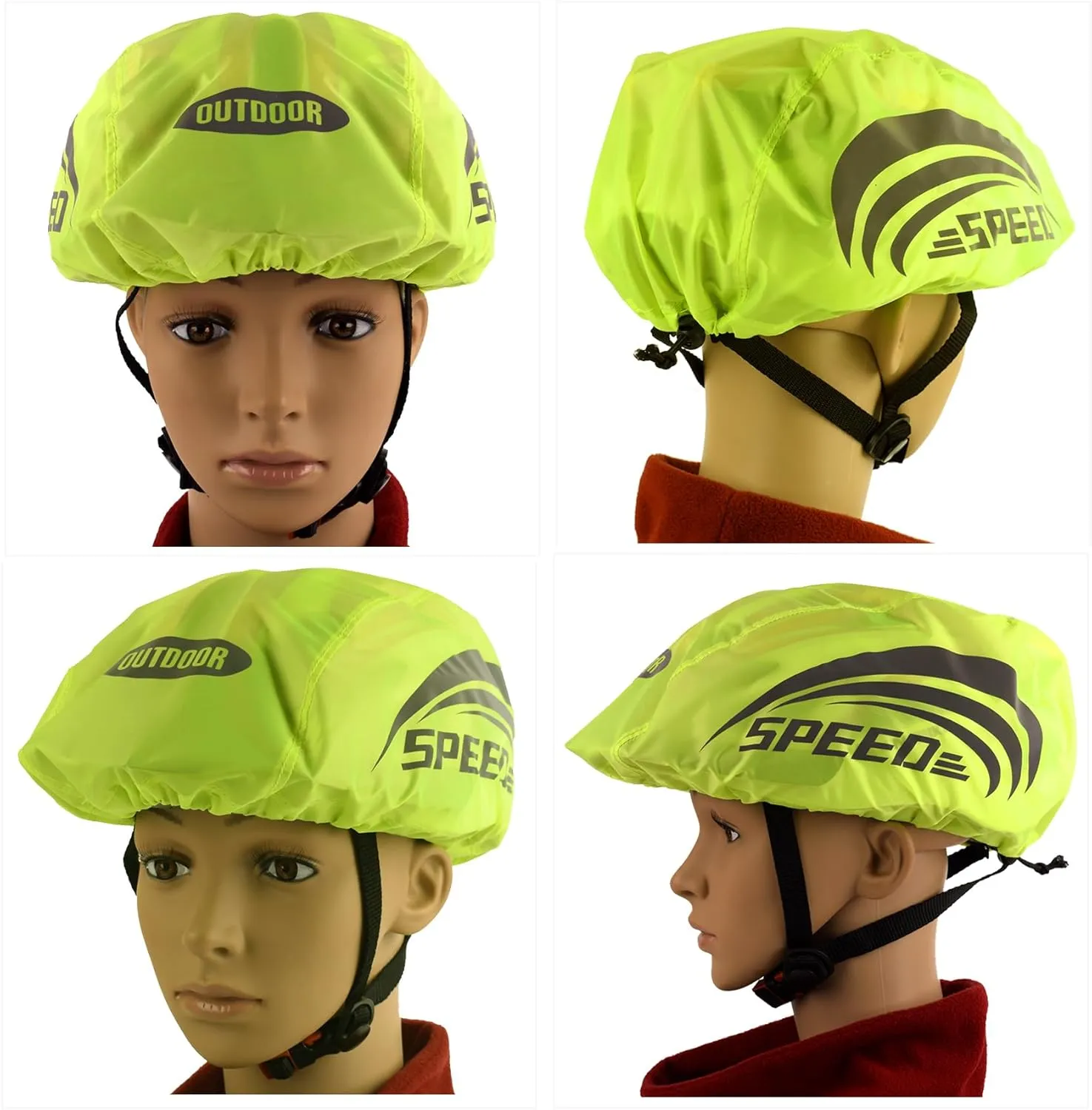 Pack of 2 Bike Helmet Covers Bicycle Helmet Rain Covers