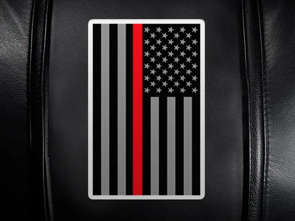 Red Line Flag Vertical Logo Panel