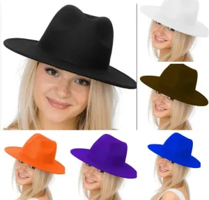 Siff Solid Fedora Orange, Blue