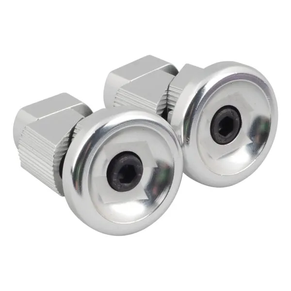 Snafu Stubby Alloy Bar Ends - Polished