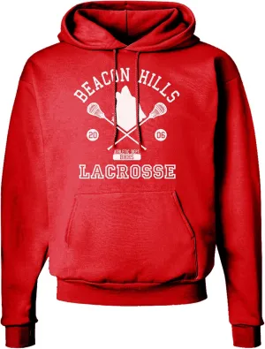 TOOLOUD Beacon Hills Lacrosse Wolf Dark Hoodie Sweatshirt Hooded Pullover Pockets