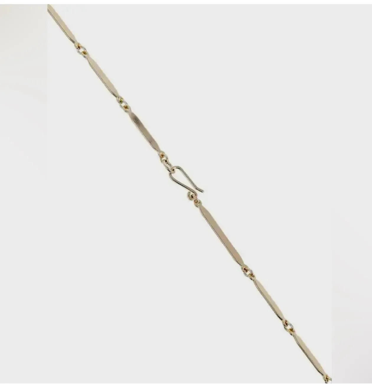 Tory Burch Roxanne Chain Long Necklace Geo Goldtone