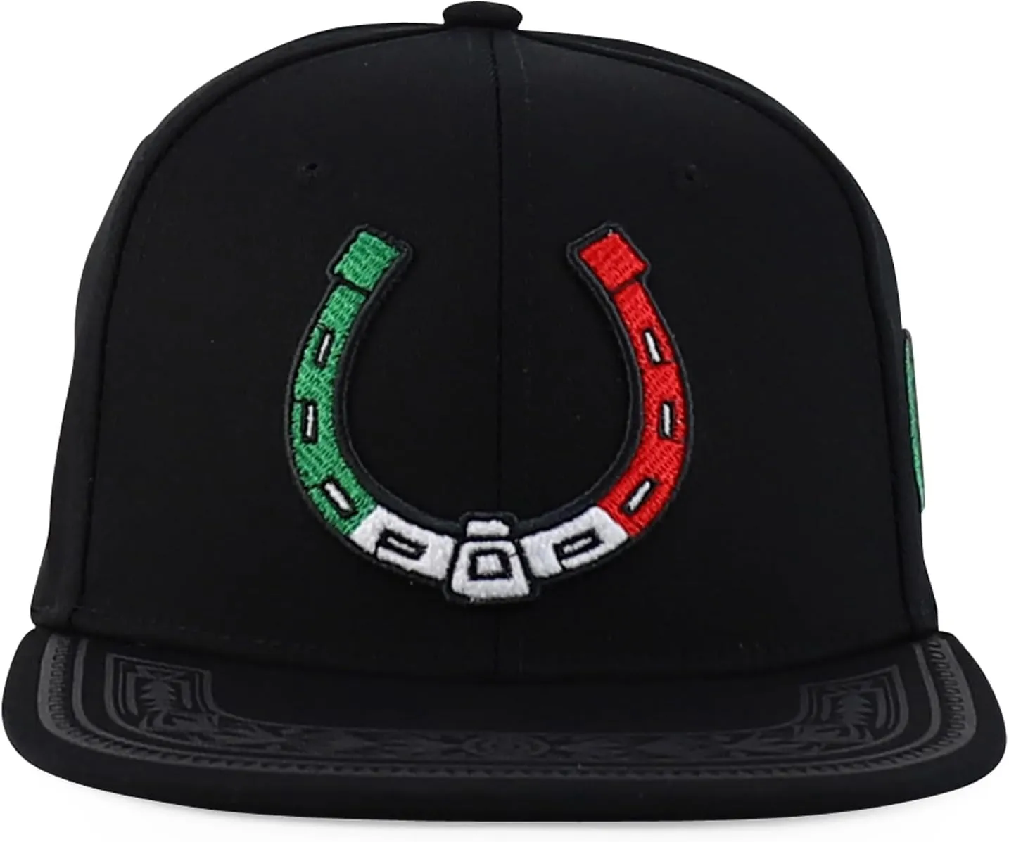 Trendy Apparel Shop Mexico Rodeo Western Design Embroidered Flat Bill Snapback Cap