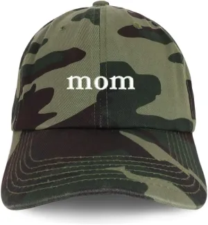 Trendy Apparel Shop Mom Embroidered Soft Low Profile Cotton Cap Dad Hat