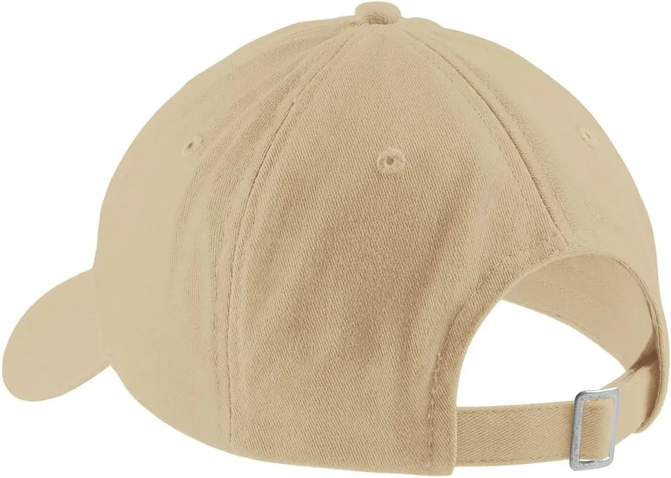 Trendy Apparel Shop Pinecone Embroidered Low Profile Soft Cotton Brushed Baseball Cap