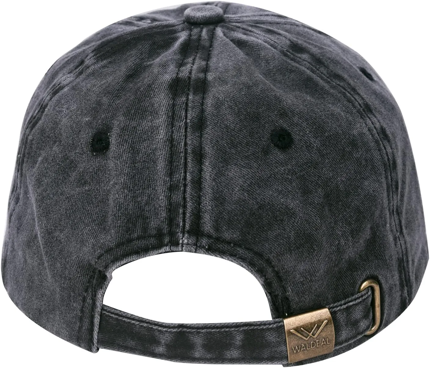 Women's Kayak Hair Don't Care Hat, Denim Washed Adjustable Baseball Cap
