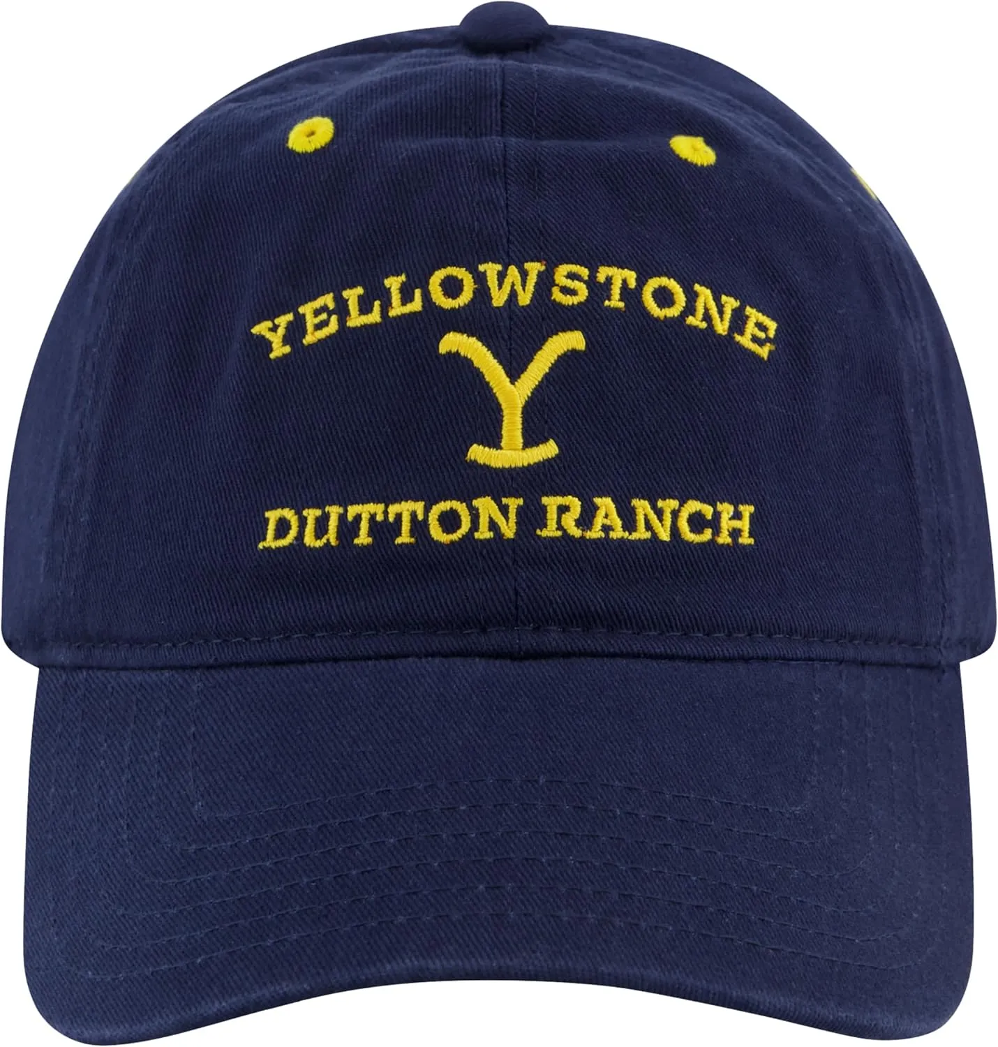Yellowstone Dad Hat, Dutton Ranch Adjustable Baseball Cap with Curved Brim